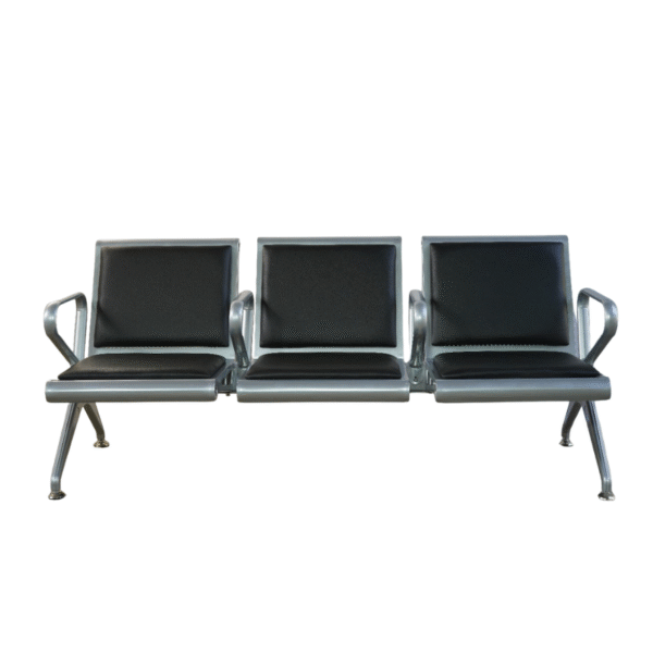 3 Seater Waiting Area Chair – Durable Visitor Seating for Hospitals & Offices